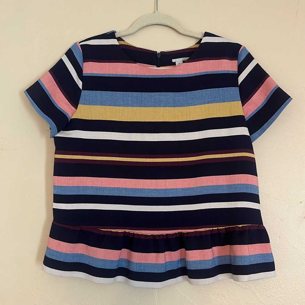 EUC. Halogen peplum blouse